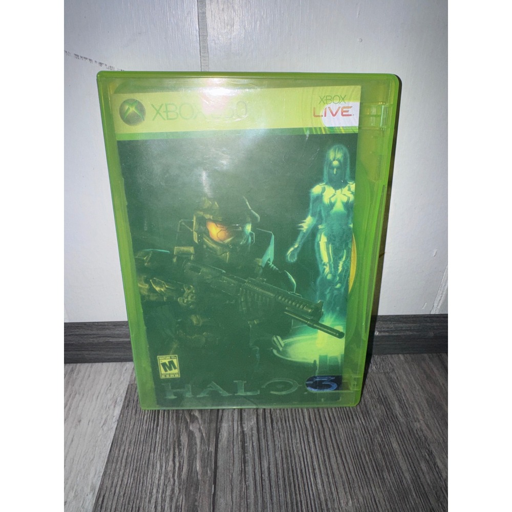 Halo 3 Microsoft Xbox 360 Video Game Bungie Master Chief Sci-Fi FPS NTSC